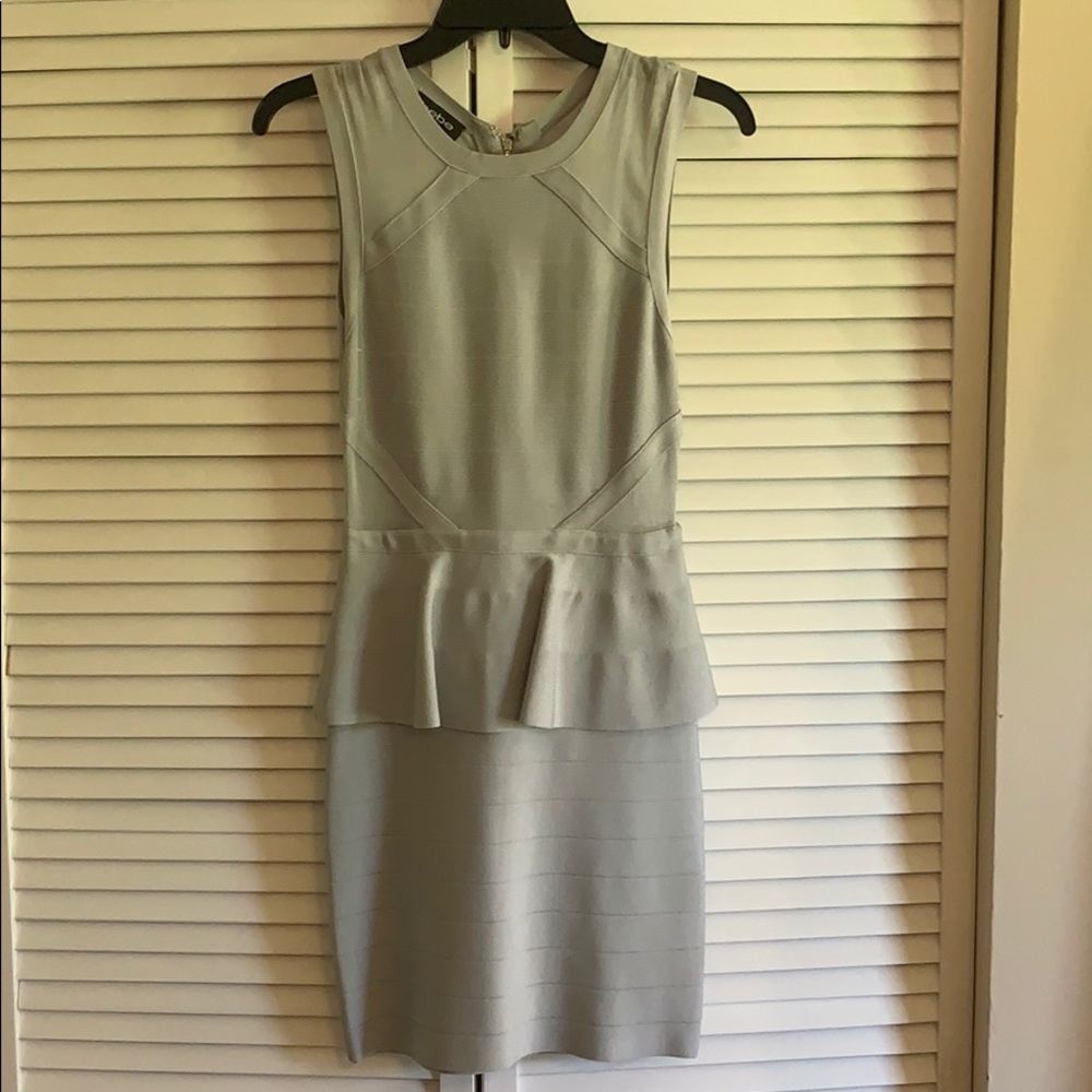 BEBE peplum dress